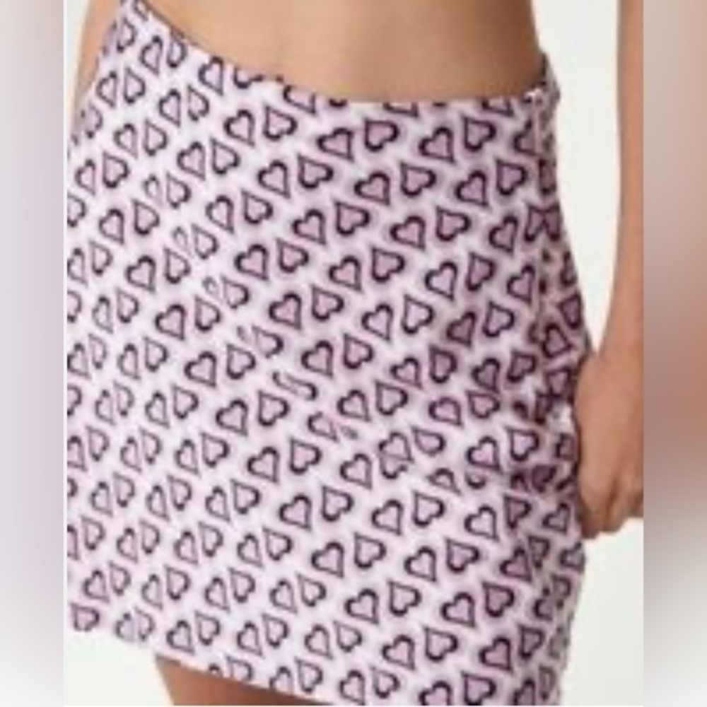 Beautiful heart, Cotton:on Purple Heart skirt‎